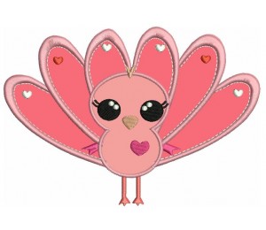 Stickmuster - Tweet Love Pfau